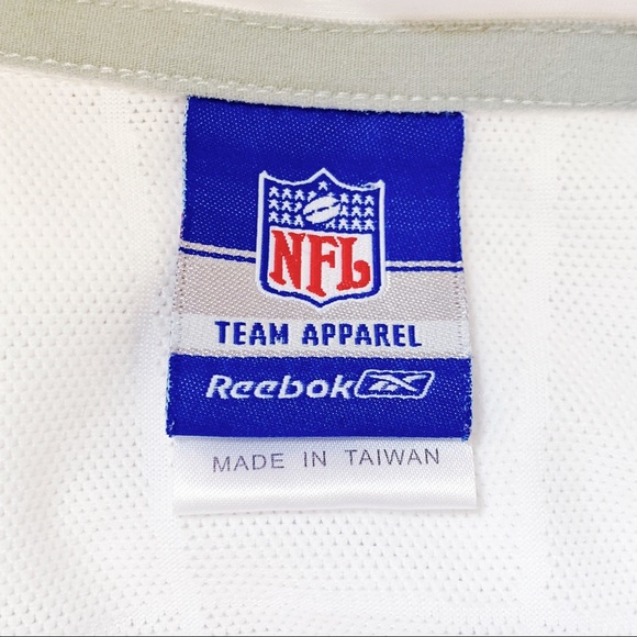 NFL Atlanta Falcons Reebok Polo White Red Mens L - Picture 7 of 8